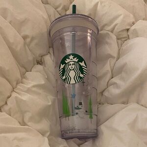 Early 2000s Starbucks holiday tumbler